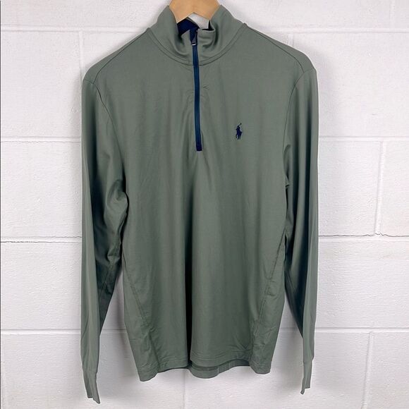 Polo Ralph Lauren men’s performance jersey lightweight quarter zip pullover - Picture 1 of 6